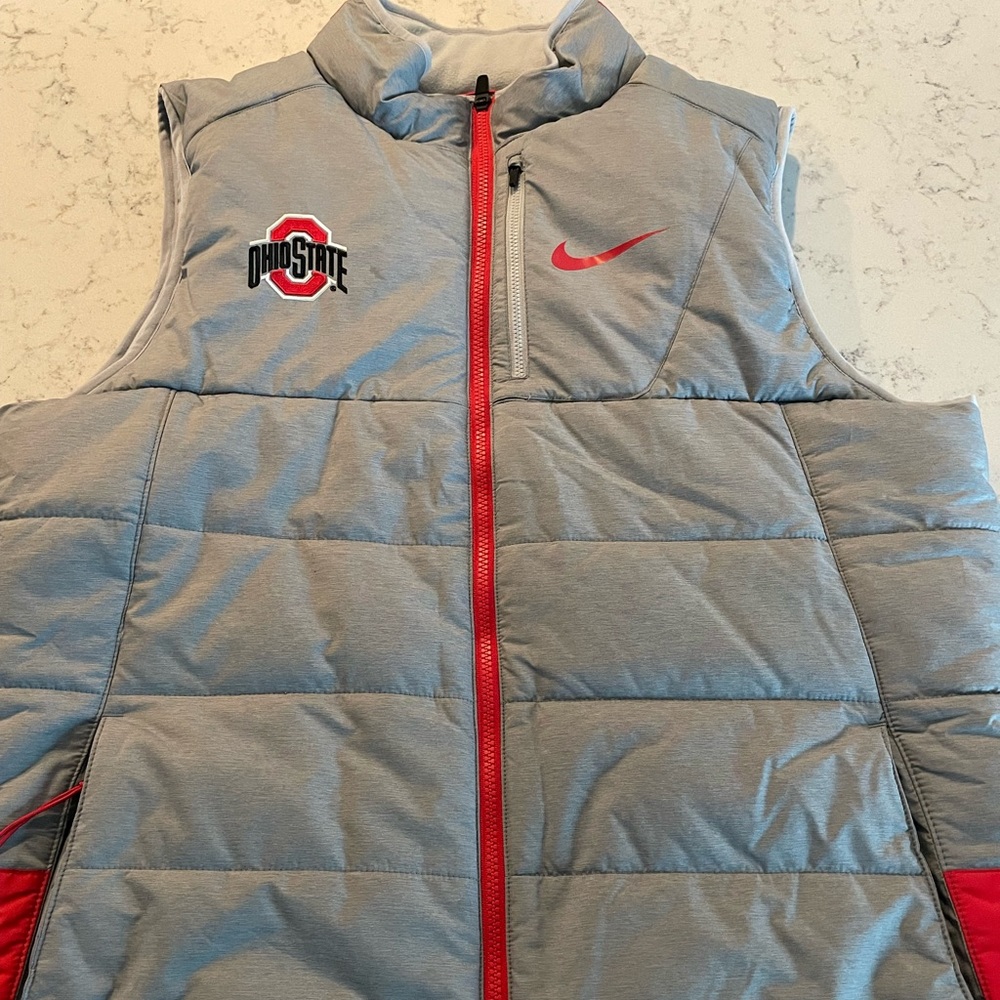 Ohio State Buckeyes Nike puffer vest size L